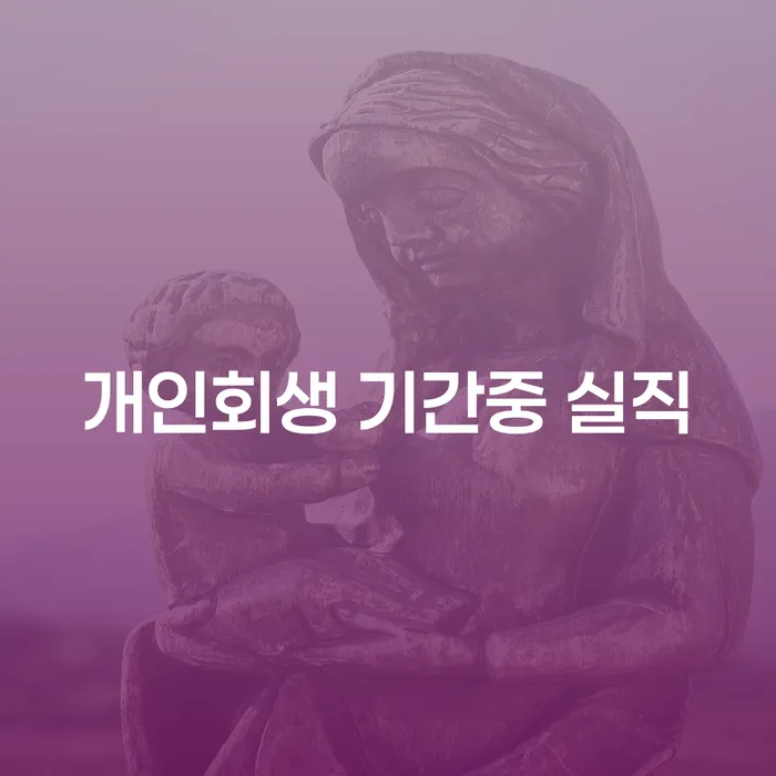 개인회생 기간 중 실직, 어떻게 대처해야 할까요?